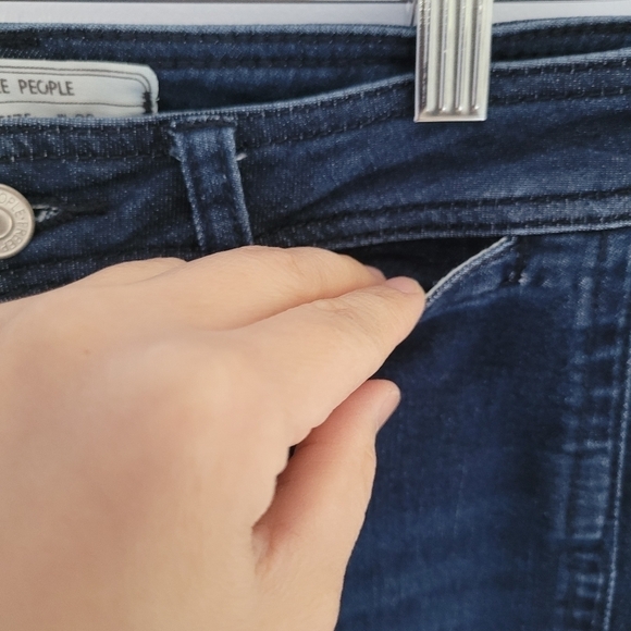 FREE PEOPLE Dark-washed Skinny Jeans - Picture 5 of 6